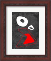Framed Abstract Oval Shape 6