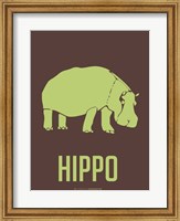 Framed Hippo Green