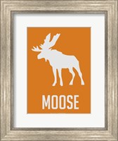 Framed Moose White