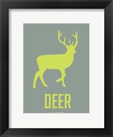 Framed Deer Green