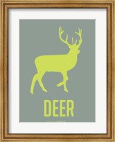 Framed Deer Green