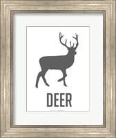 Framed Deer Black
