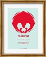 Framed Red Porcupine Multilingual