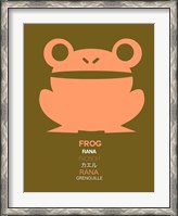 Framed Pink Frog Multilingual