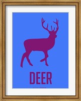 Framed Deer Purple
