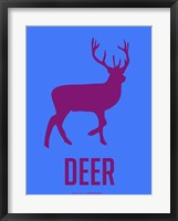 Framed Deer Purple