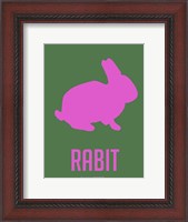 Framed Rabbit Pink