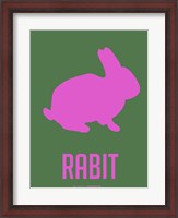 Framed Rabbit Pink