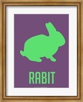 Framed Rabbit Green