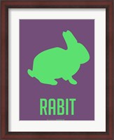 Framed Rabbit Green