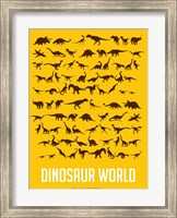 Framed Dinosaur Yellow