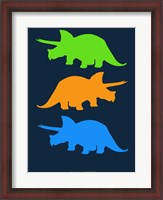 Framed Dinosaur Family 6