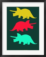 Framed Dinosaur Family 7