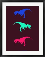 Framed Dinosaur Family 15