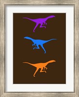 Framed Dinosaur Family 17