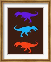 Framed Dinosaur Family 24