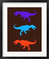 Framed Dinosaur Family 24