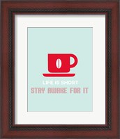 Framed Coffee Red