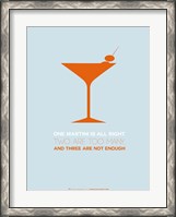 Framed Martini Orange
