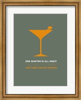 Framed Martini Yellow