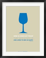 Framed Wine Blue