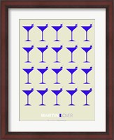 Framed Martini Lover Blue