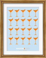 Framed Martini Lover Orange