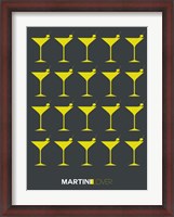 Framed Martini Lover Yellow