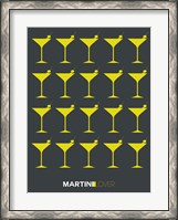 Framed Martini Lover Yellow