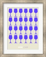 Framed Wine Lover Purple