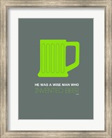 Framed Green Beer Mug