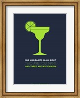 Framed Green Margarita