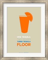 Framed Orange Tequila Shot