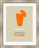 Framed Orange Tequila Shot