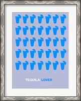 Framed Blue Tequila Shots