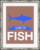 Framed I Like to Fish 3