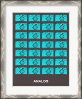 Framed Analog Blue Camera