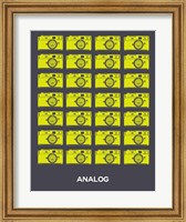 Framed Analog Yellow Camera