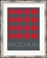 Framed Radiohead Red