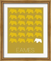 Framed Eames Yellow Elephant