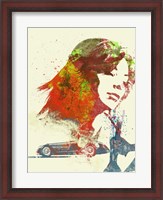 Framed Ferrari Girl