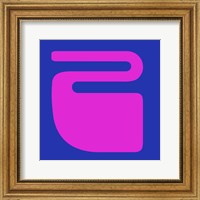 Framed Letter Z Purple
