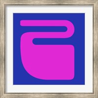 Framed Letter Z Purple