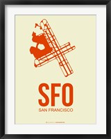 Framed SFO San Francisco 1