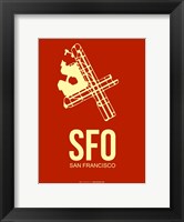 Framed SFO San Francisco 2