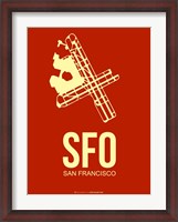 Framed SFO San Francisco 2