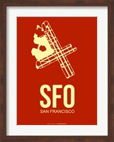 Framed SFO San Francisco 2