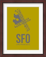 Framed SFO San Francisco 3