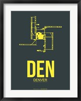 Framed DEN Denver 1