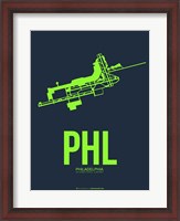 Framed PHL Philadelphia 3